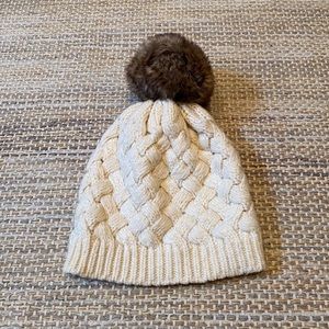 J. Crew Faux-fur Knit Pom-pom Winter Hat